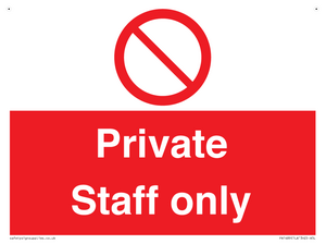 Private Staff Only